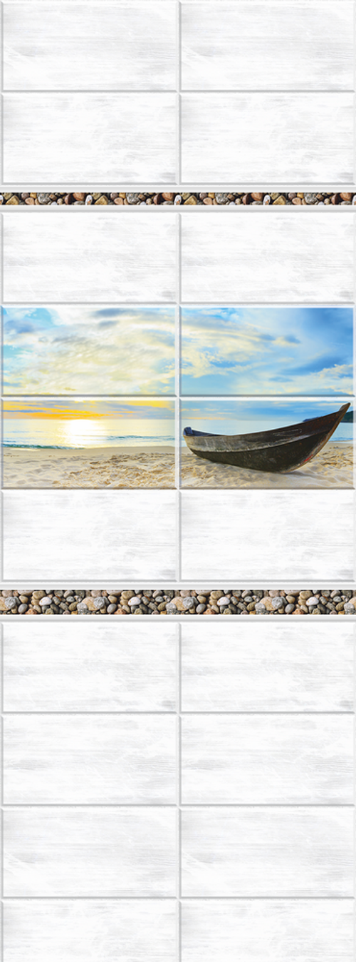 Панель ПВХ фотопечать Камала узор 2700х250мм