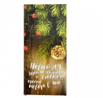 Коробка под плитку шоколада 171*80*14мм с окном ВЕТКИ С ШИШКОЙ