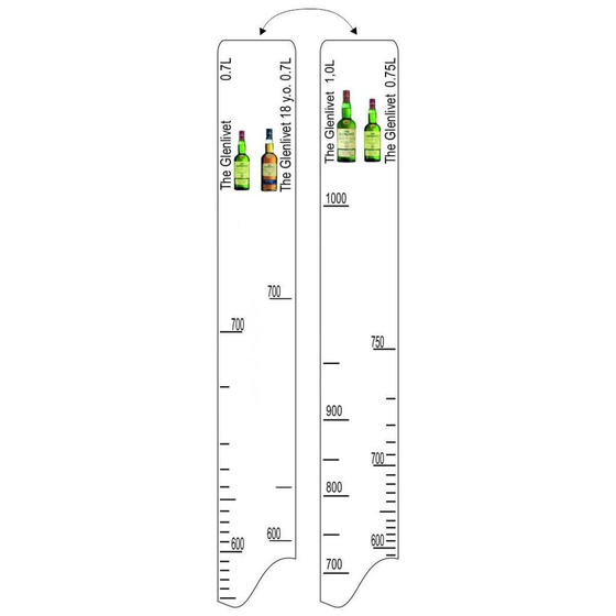 Барная линейка GLENFLIVET 12/15 лет (700мл/750мл/1л) / GLENFLIVET 18 лет (700мл), P.L. P