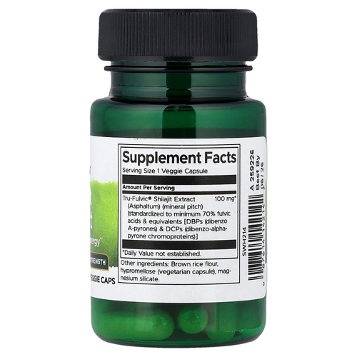 Swanson, экстракт мумие, 100 мг, 30 растительных капсул