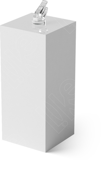 Подставка акриловая для кольца/зажим/ПЭТ карман для бирки/Н-90 мм.