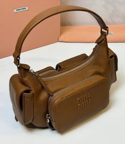 Женская сумка MIU MIU Pocket из кожи наппа