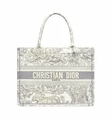 Сумка Dior Book Tote Dioriviera, белый/серый
