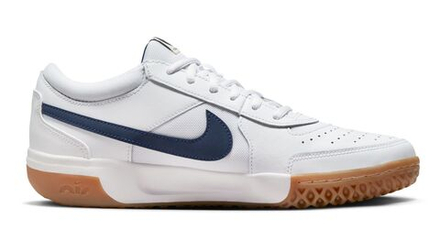 детские Кроссовки теннисные Nike Zoom Court Lite 3 JR - white/midnight navy/gum light brown