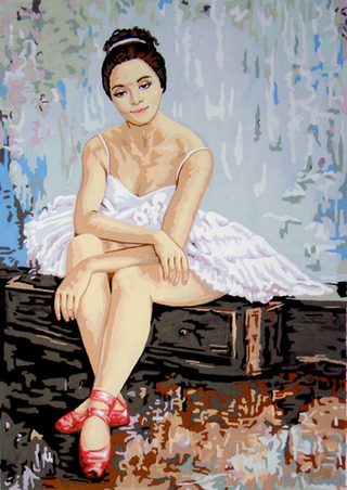 "Балерина"-14831 канва с рисунком