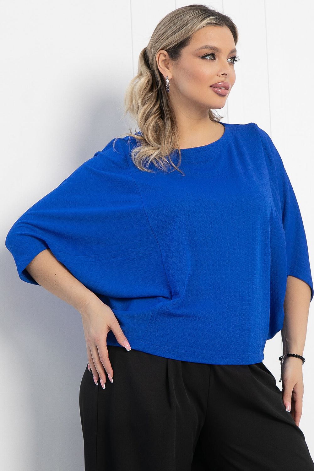 Блуза Шармель (синяя) Б12912-16М LT Collection