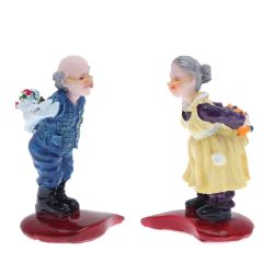 GAEM Фигурка декоративная "Бабушка/Дедушка" (блок 2 шт), L7 W5 H10,5 см, 2в.