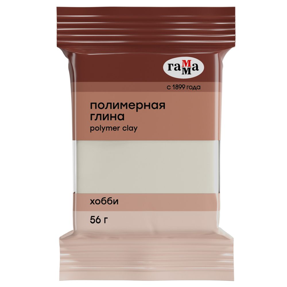 Полимерная глина Гамма "Хобби", цвет шампанского, 56г
