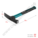 KRAFTOOL Fiberglass 600 г, Молоток каменщика (20192)