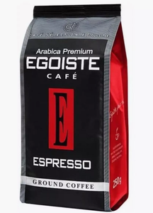 КОФЕ МОЛОТЫЙ EGOISTE ESPRESSO ПАКЕТ 250ГР