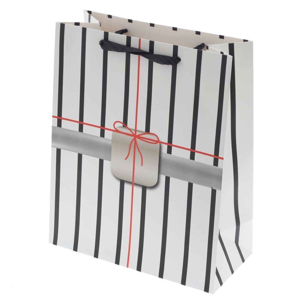 GAEM Пакет подарочный M (бумага 230г/м2, блок микс 12шт), L29 W12 H32 см, 4в.