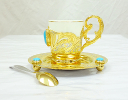 Кофейный набор "Бирюза"