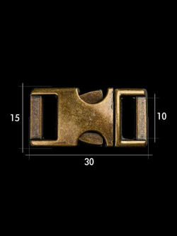 Фастекс 10 мм металлический В АССОРТИМЕНТЕ