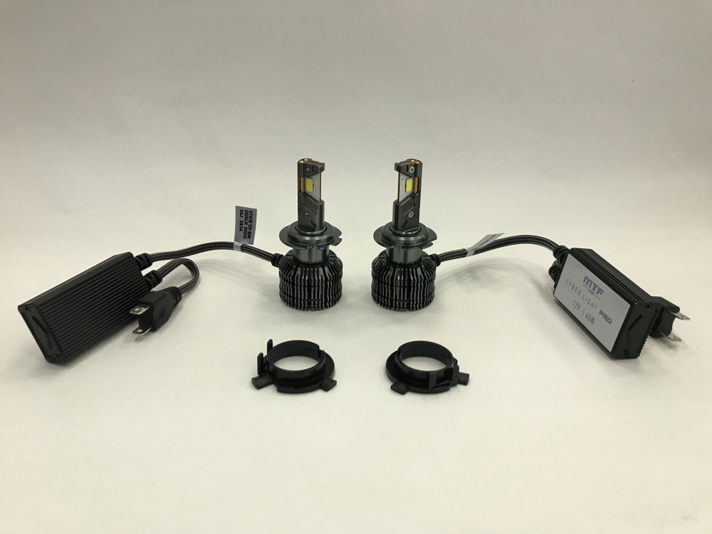 Светодиодные лампы MTF Light H7/H18 Cyber Light PRO 6500lm, 6000K, 12V, 65W (к-т 2 шт.)