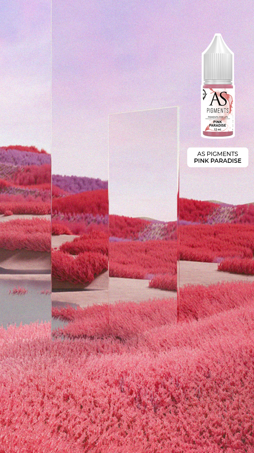Пигмент для губ Pink paradise (Розовый рай) от Алины Шаховой