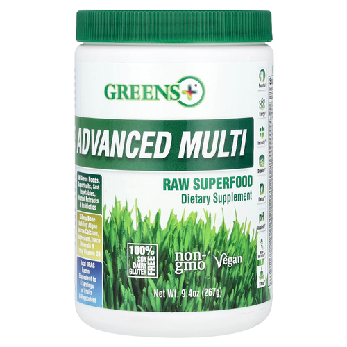 Greens Plus, усовершенствованные суперфуды из необработанных продуктов, 267 г (9,4 унции)