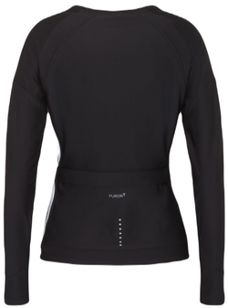 Женская теннисная куртка EA7 Woman Jersey T-Shirt - Black