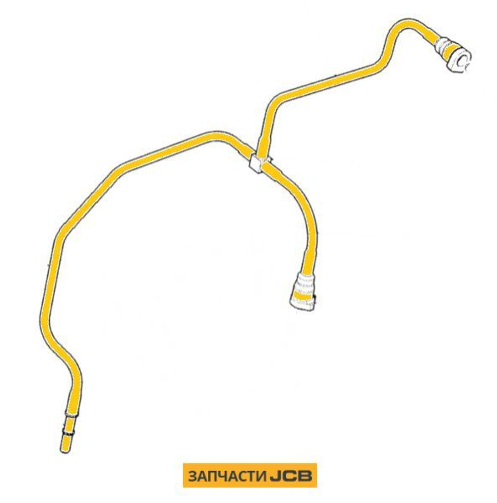 Трубка топливная JCB 320/07169