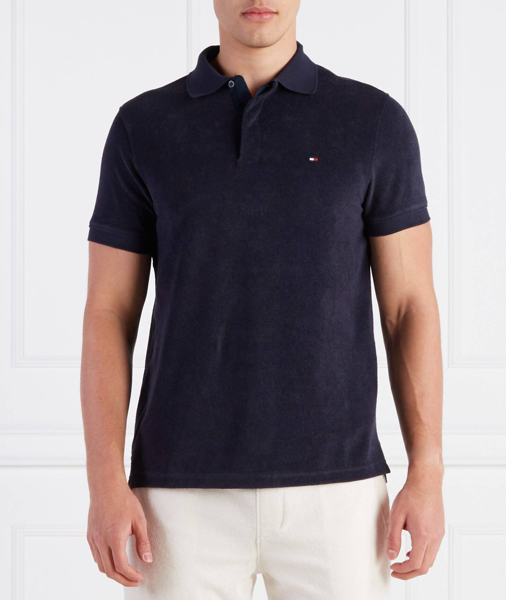 Поло Tommy Hilfiger - черный(MW0MW30770)