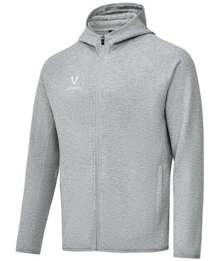 Худи на молнии ESSENTIAL Athlete Hooded FZ Jacket, серый