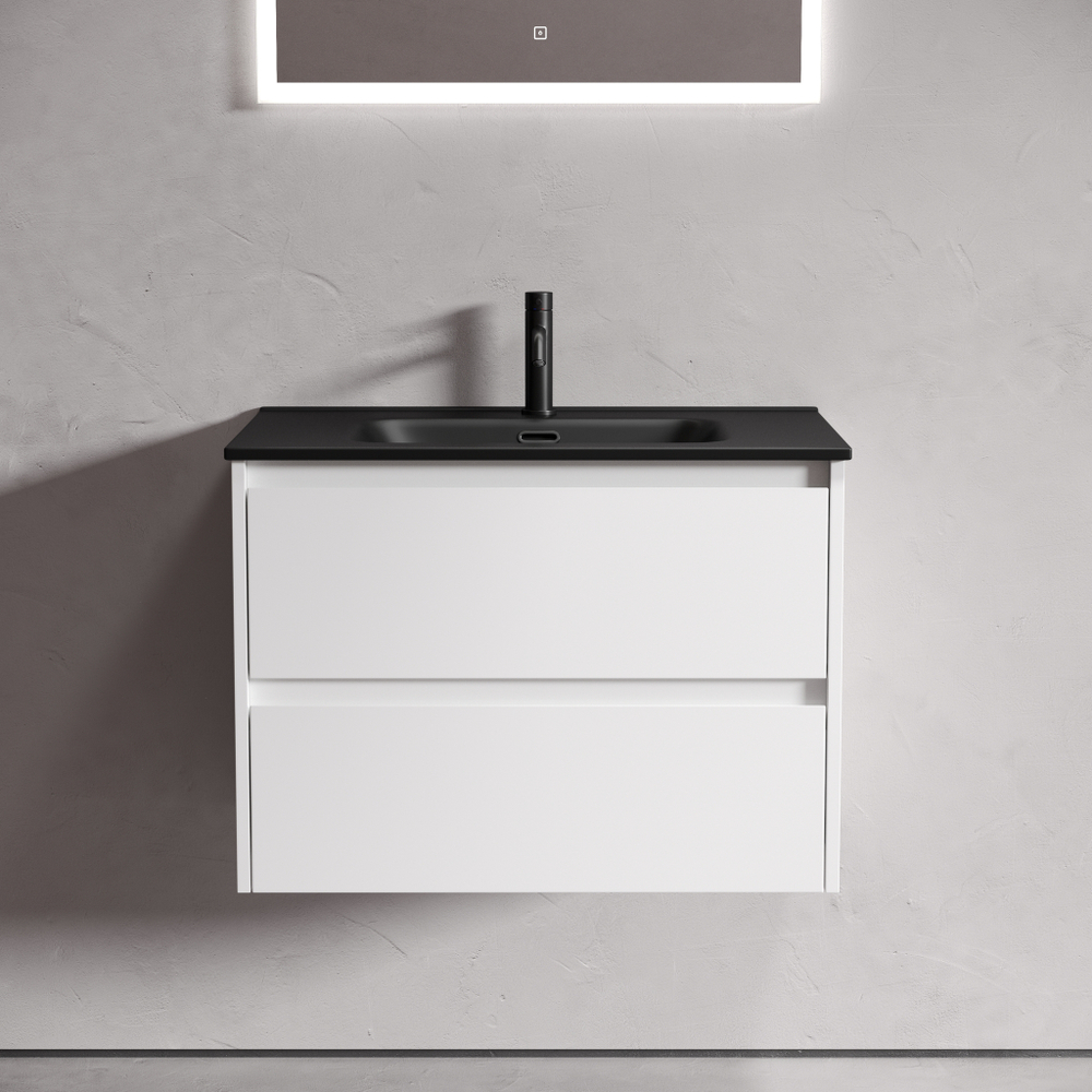 Тумба с раковиной Sancos Libra 70 см LB70W белый глянец