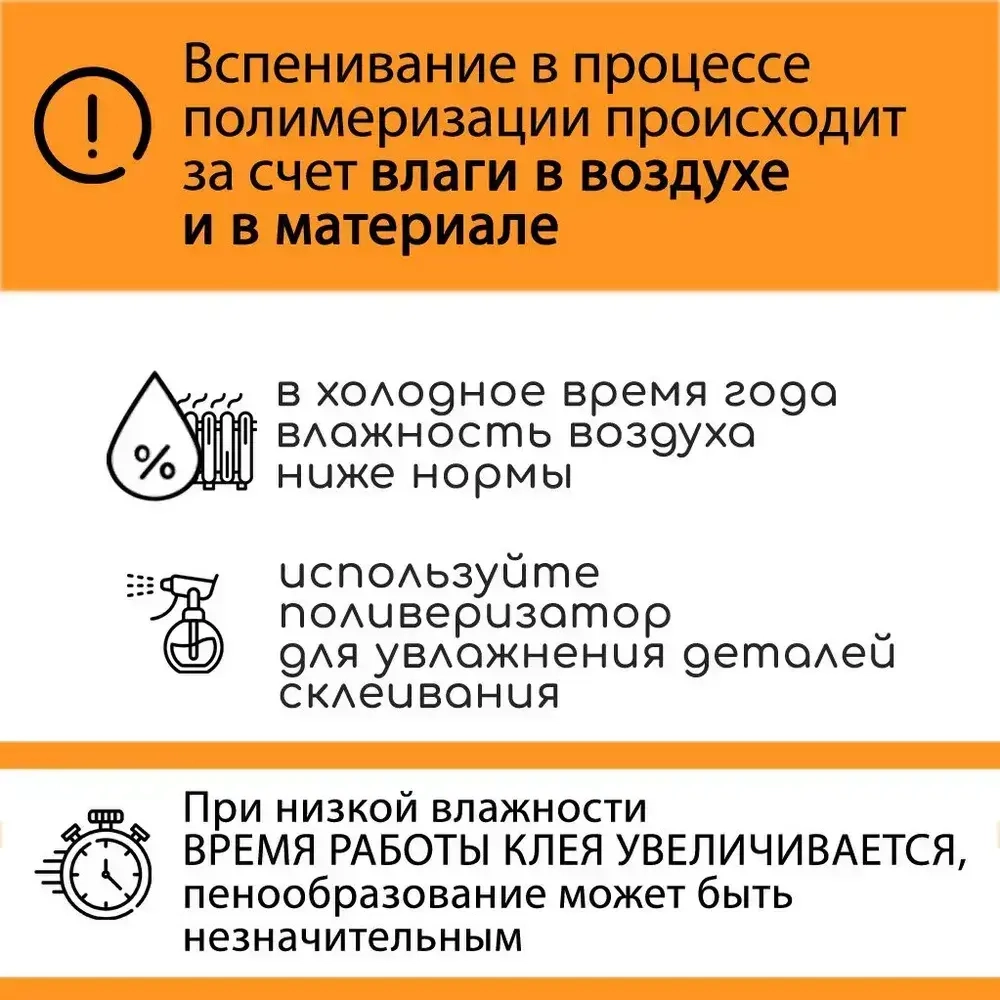 Клей PUR (ПУР) полиуретановый Men at Work, 250 г