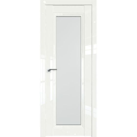 Межкомнатная дверь глянцевая Profil Doors 2.101L дарк вайт люкс остеклённая