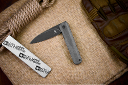 Складной нож Kizer Feist XL сталь 154CM BlackWash рукоять Микарта