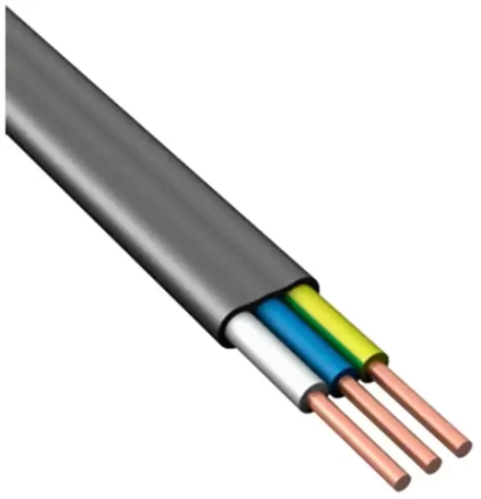 Кабель силовой ВВГ-Пнг (А)-LS 3*1,5 ok (N, PE) -0,66 (Кабэкс) 1м