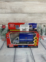 Машина металлическая ГАЗЕЛЬ ПОЛИЦИЯ 12 см, открыв. двери арт. SB-16-42-K2-WB ТЕХНОПАРК