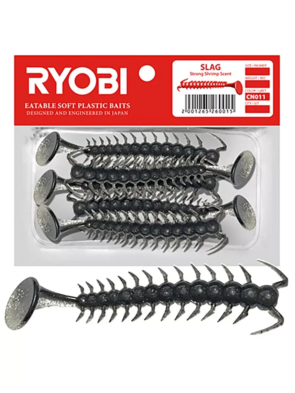 Мягкая приманка риппер SLAG (36mm), упк. 8 шт.