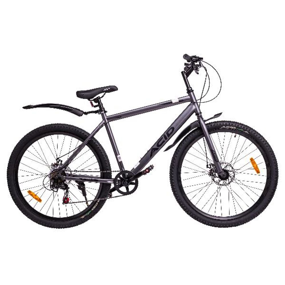 Велосипед 27,5" ACID F 730 D Gray Flat/Black