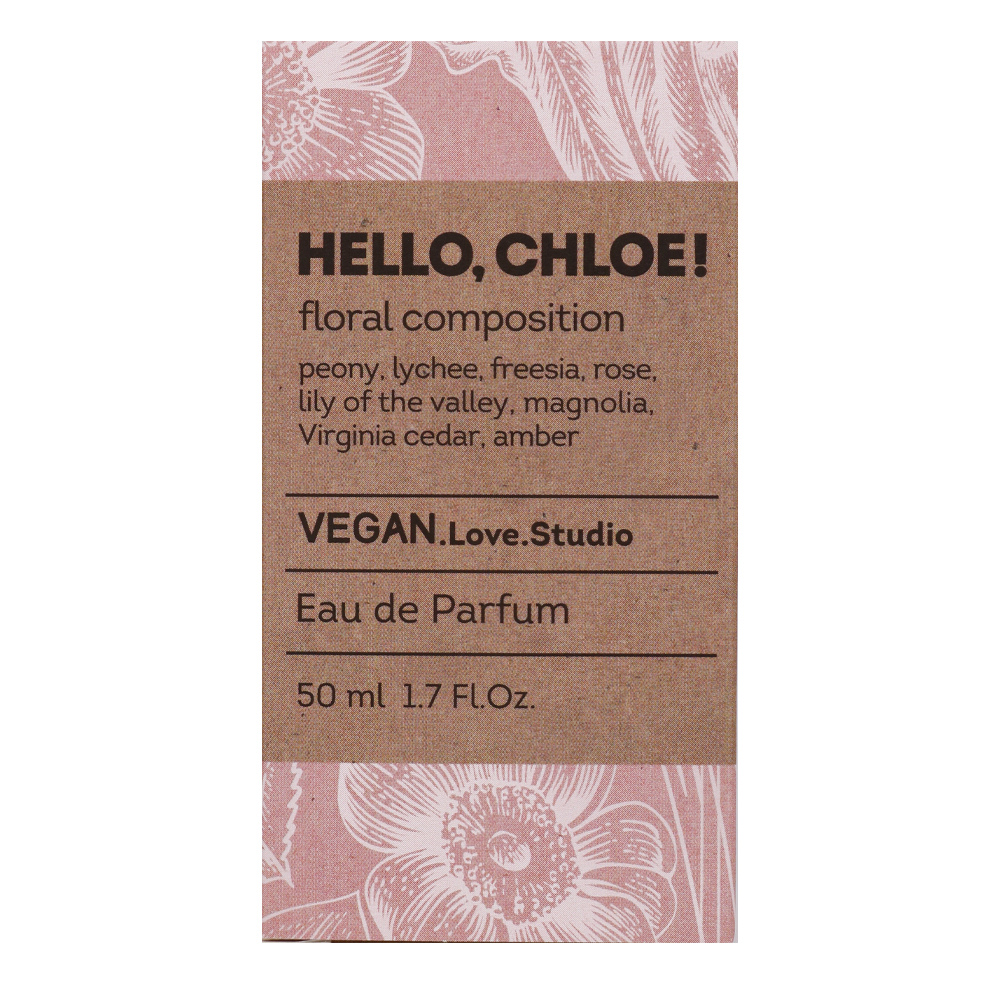 Вода парфюмерная Vegan Love Studio Hello, Chloe! (Веган Лав Студио Хеллоу, Хлое) - 50ml for women