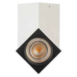 Светильник SP-TWIST-SURFACE-S60x60-12W Warm3000 (WH-BK, 30 deg) (Arlight, IP40 Металл, 3 года) 026467(1)