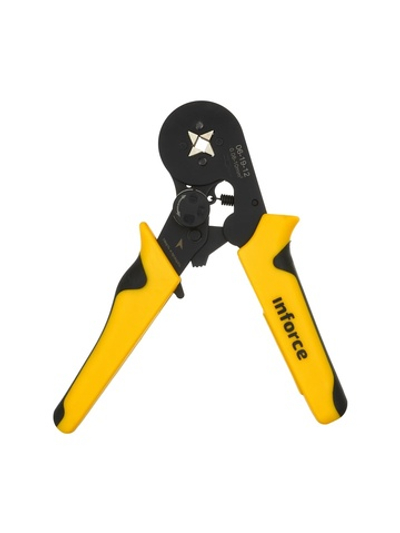 Квадратные пресс-клещи Inforce с регулировочным винтом, 0.25-10 мм2 06-19-12