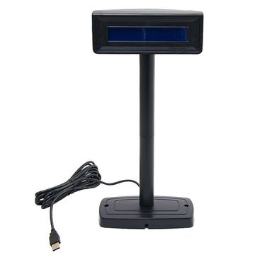 Дисплей покупателя ШТРИХ-Т D3 (USB/RS232, LCD 2x20, стойка) черная стойка