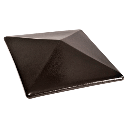 Колпак на столб забора King Klinker, Ониксовый черный (17) Onyx black, 310x310x80