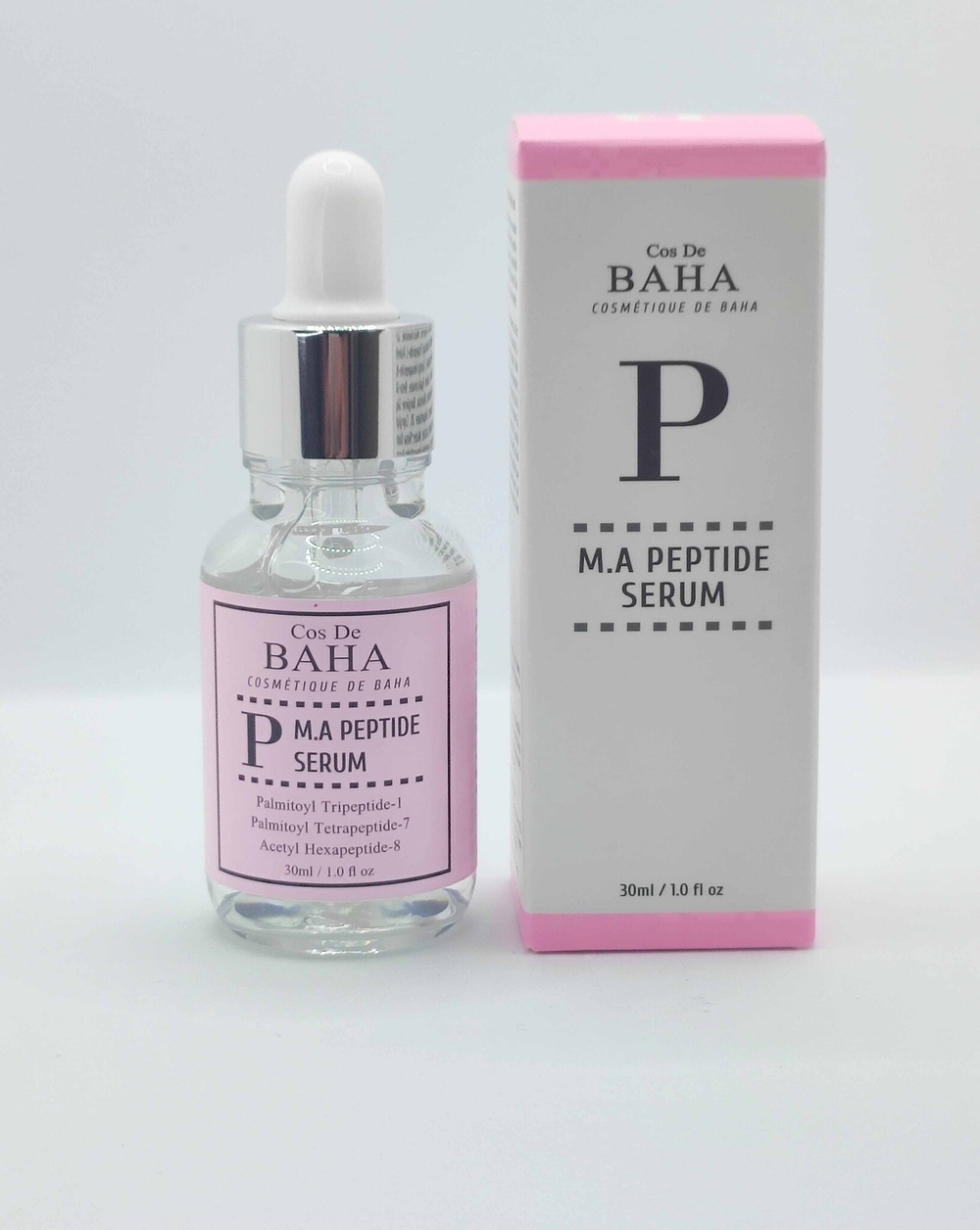 Антивозрастная пептидная сыворотка для лица Cos De BAHA Peptide Serum (P) лифтинг, разглаживание морщин и интенсивное омоложение, 30мл