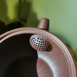 259305.2 Чайник ИСИН "Ю ВАНЬ" (Нефритовая чаша) 160мл, в подар.коробке, глина коричн.