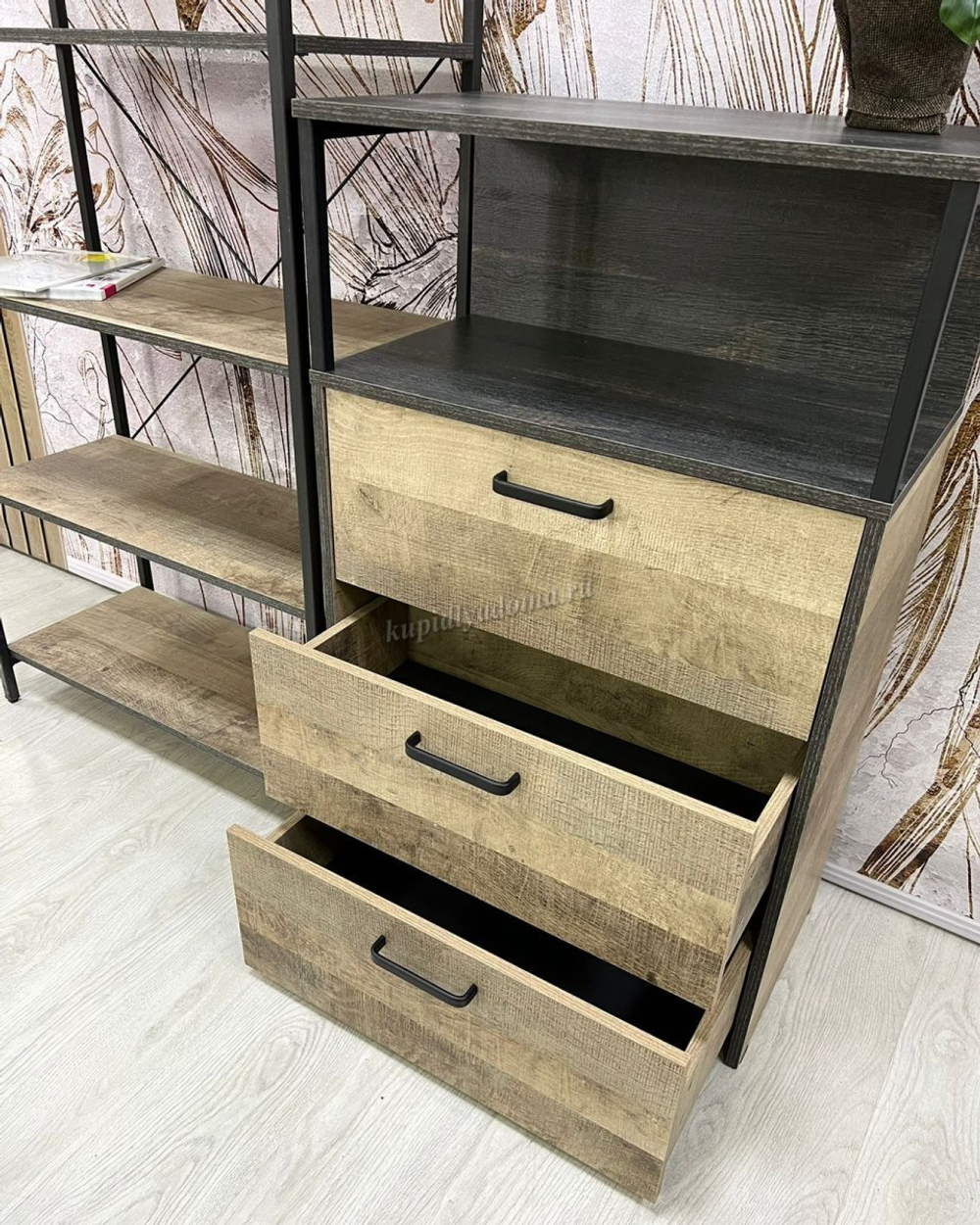 Комод Трувор с ящиками 13.307.02 N Дуб Гранж Песочный К 356, Интра