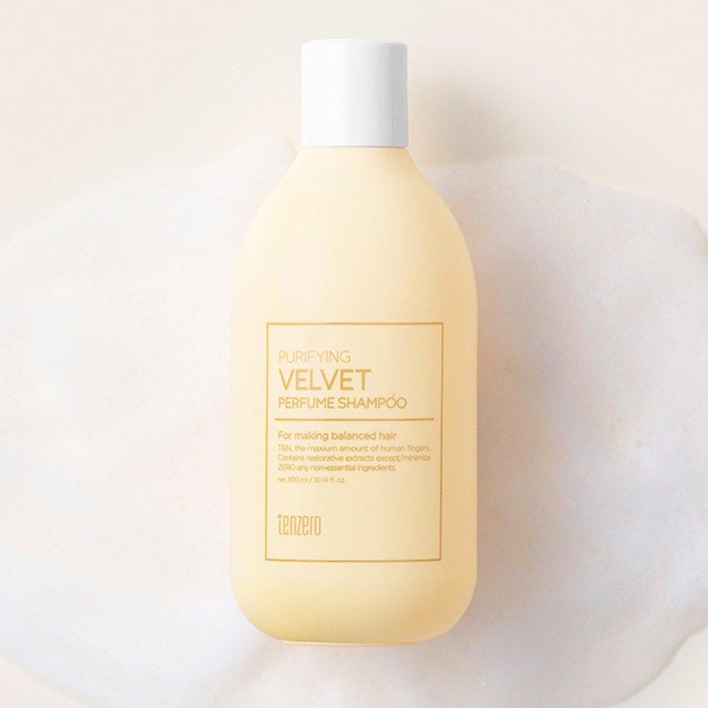Парфюмированный шампунь с ароматом Свежести Tenzero Purifying Velvet Perfume Shampoo 300мл
