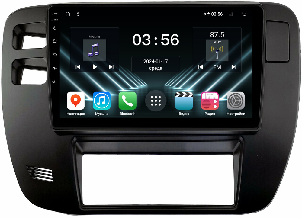 Магнитола для Nissan Patrol Y61 1997-2004 - FarCar DX3259M монитор 9" IPS на Android 13, 4+64Гб, CarPlay