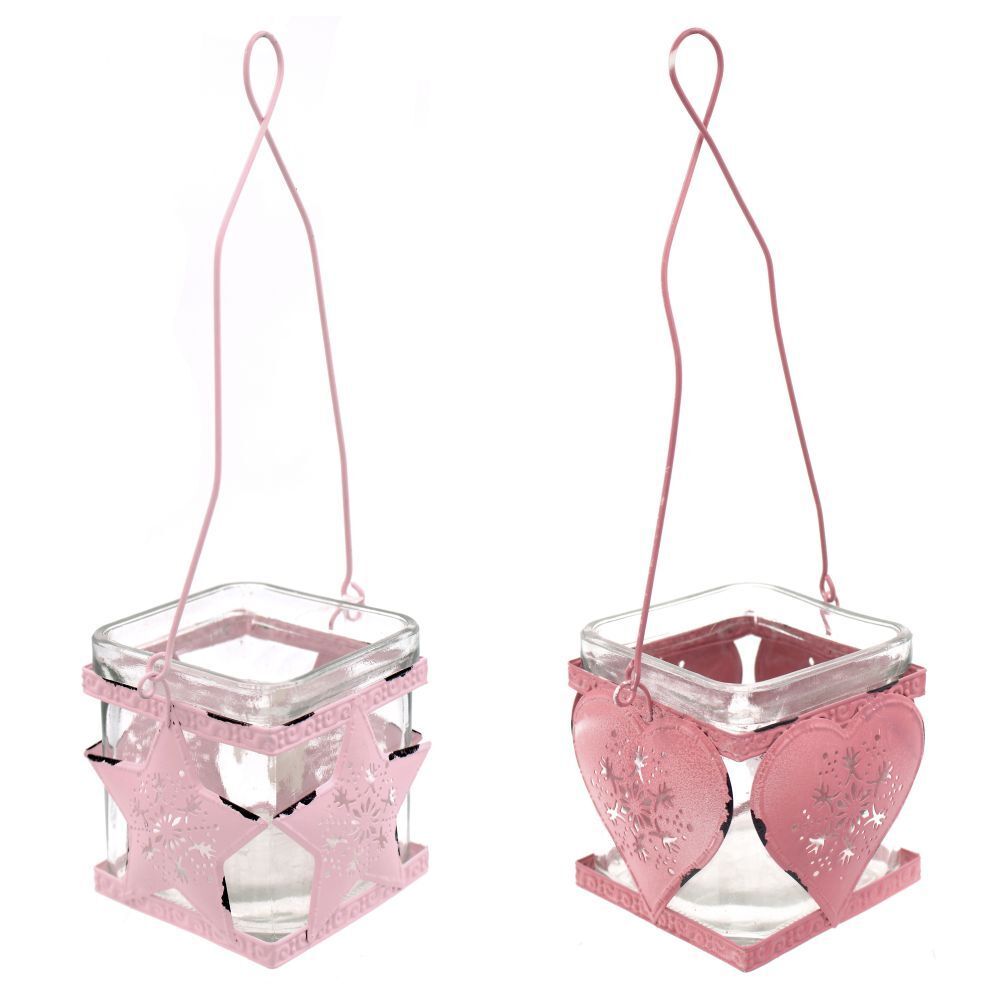 GAEM Подсвечник "Звезда/Сердце", D 7 см, L10 W7,5 H25 см