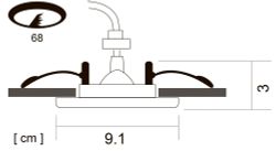 Точечный встраиваемый светильник Arte Lamp
