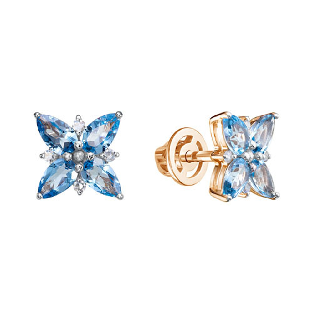 Серьги из золота 585 пробы