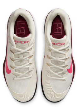 Женские теннисные кроссовки Nike Zoom Vapor 12 Clay - pale ivory/rush pink/sail/team red