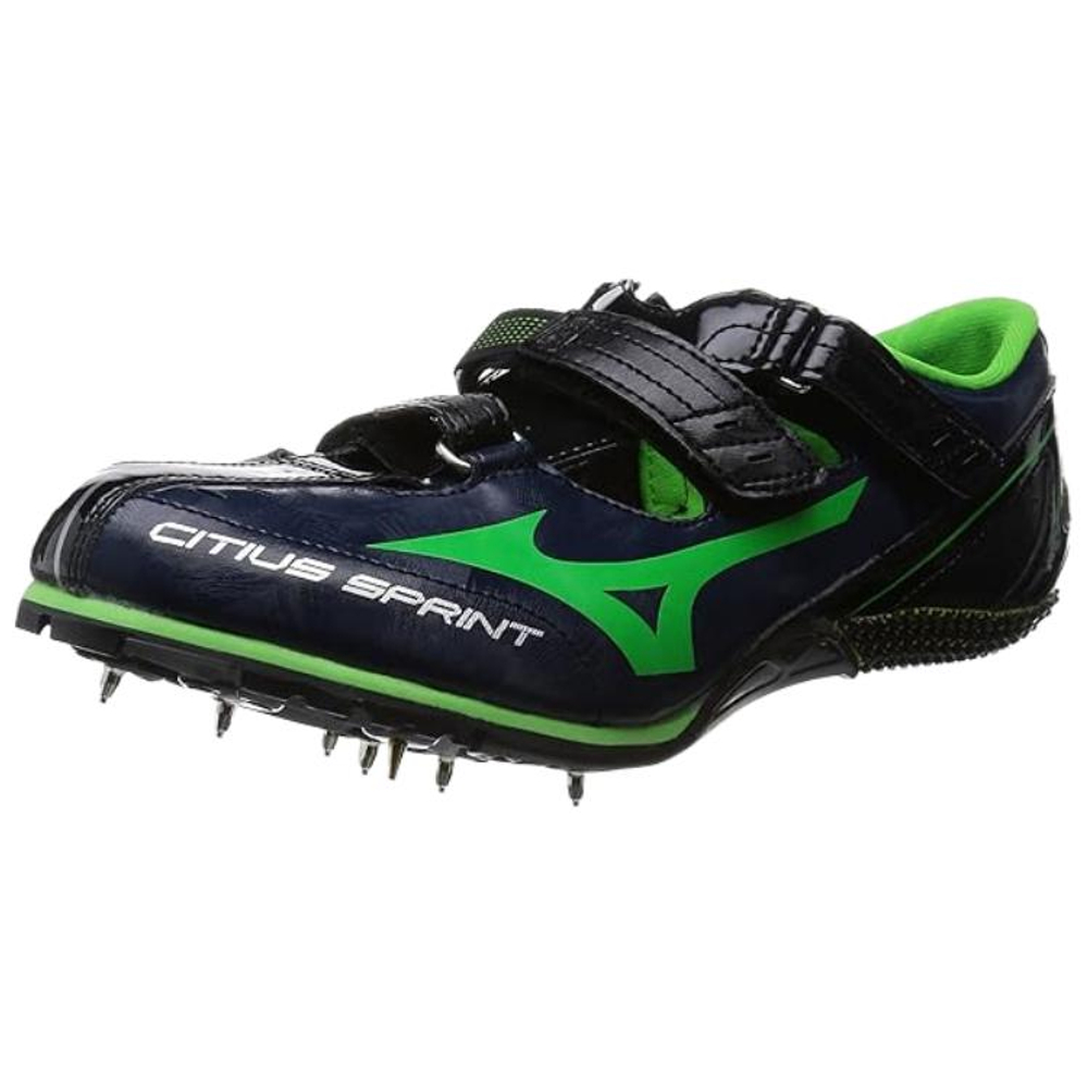 Mizuno Citius Sprint Black Green Track And Field Shoes Men"s