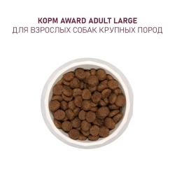 Award сухой корм для взрослых собак крупных пород, с курицей, индейкой, тыквой и шиповником - 2 кг