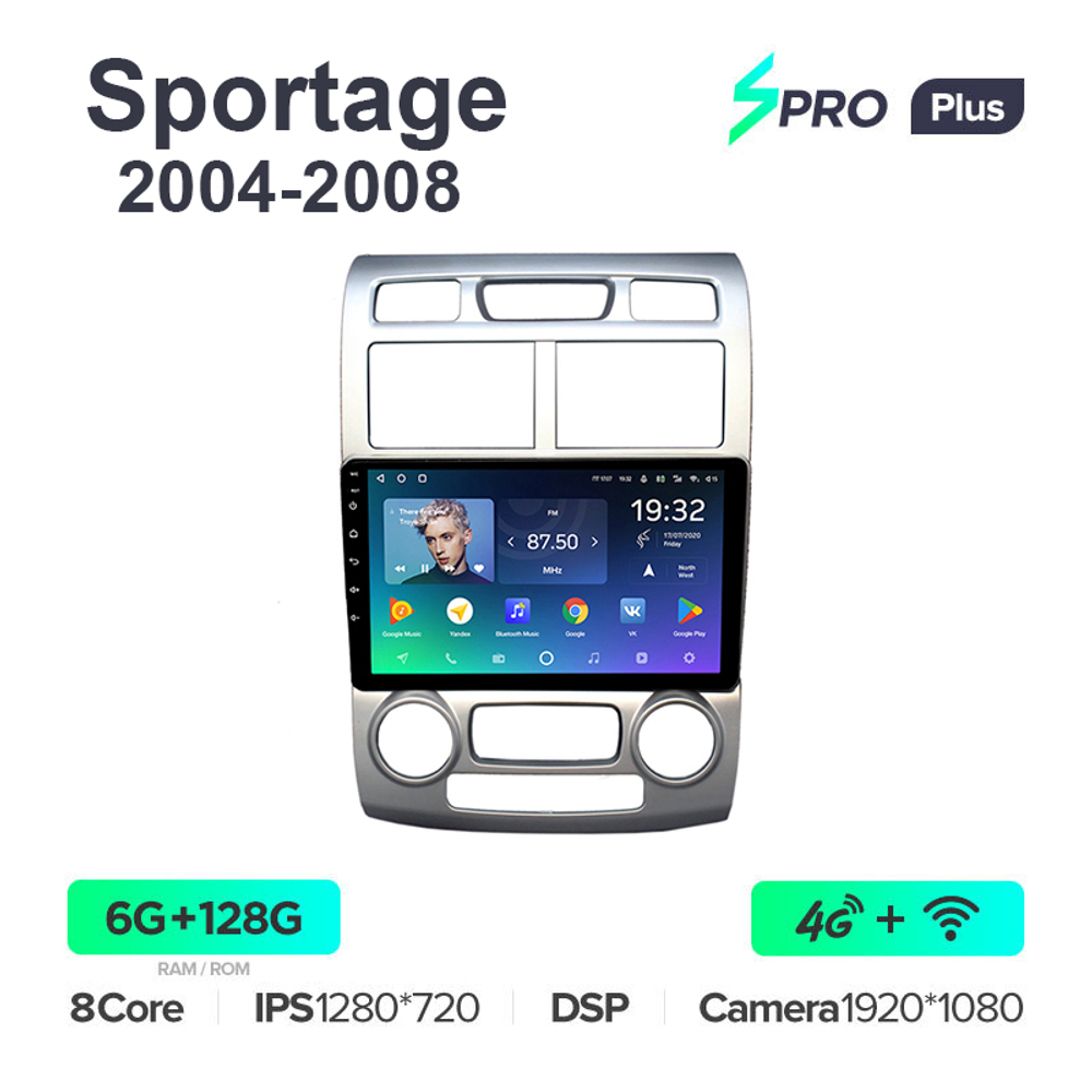 Teyes SPRO Plus 9"для Kia Sportage 2004-2008