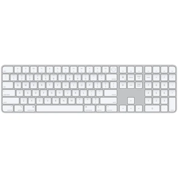 Беспроводная клавиатура Apple Magic Keyboard с Touch ID и цифровой панелью (Lightning) (Белый | White)